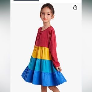 NWT HILEELANG Little Girls Short Sleeve Dresses size 4T